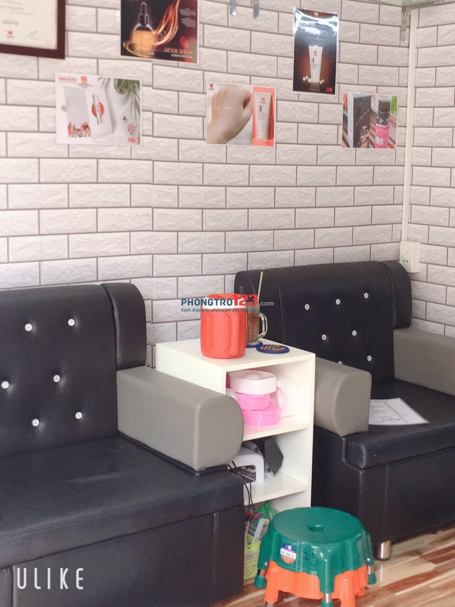 Cần cho thuê mặt bằng làm nails, spa, văn phòng công ty có thể ở lại quận Bình Tân