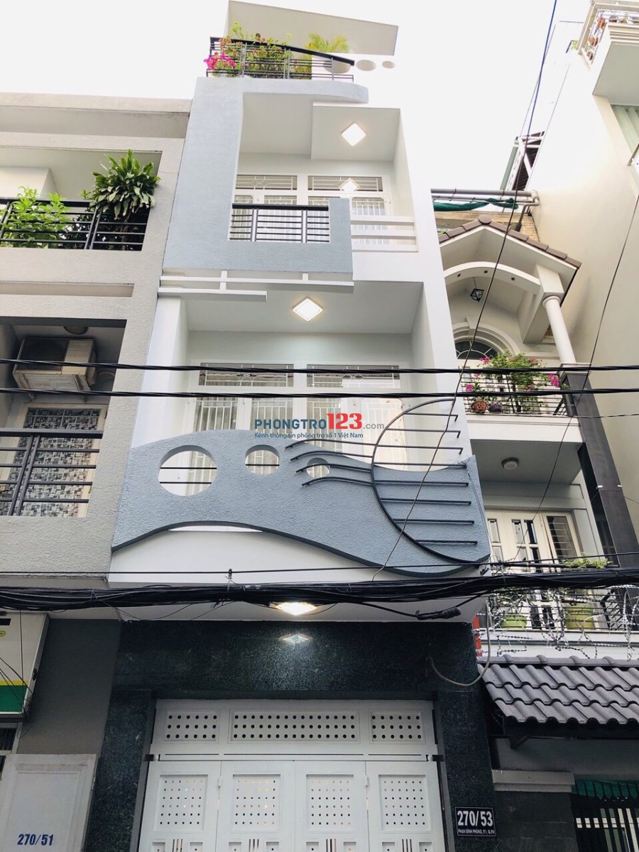 Cho thuê phòng trọ Cao cấp, 25m2, Phan Đình Phùng, P1, Quận Phú Nhuận