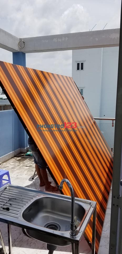 Phòng cho thuê máy lạnh mới xây Chu Văn An. Giá 2.5tr