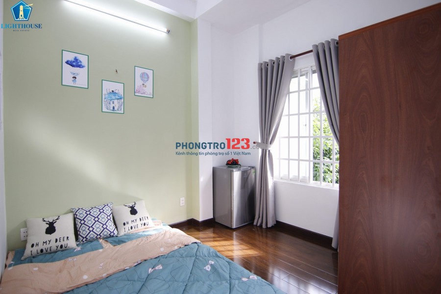 Phòng đẹp 26m2 mới 100% Full nội thất Gần Công Viên Lê Thị Riêng