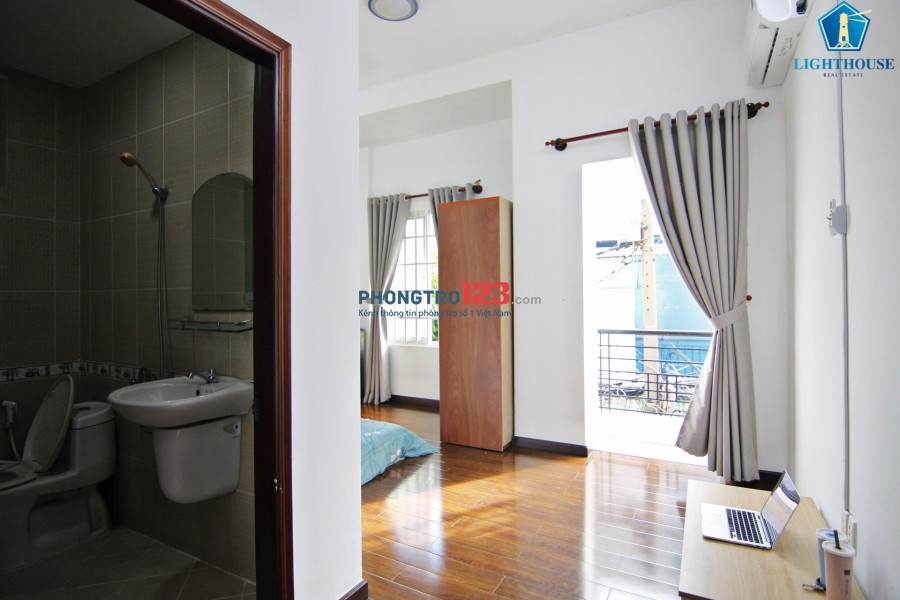 Phòng đẹp 26m2 mới 100% Full nội thất Gần Công Viên Lê Thị Riêng