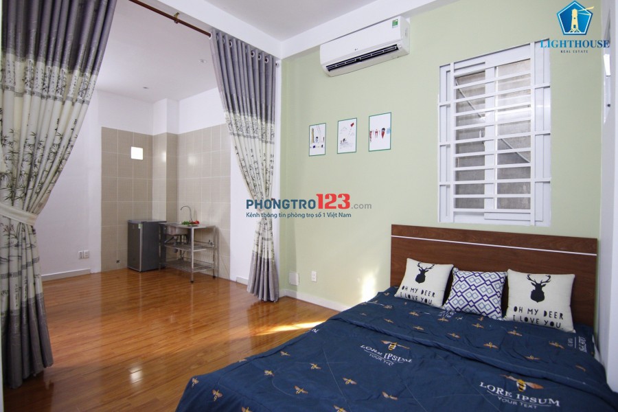 Phòng đẹp 26m2 mới 100% Full nội thất Gần Công Viên Lê Thị Riêng