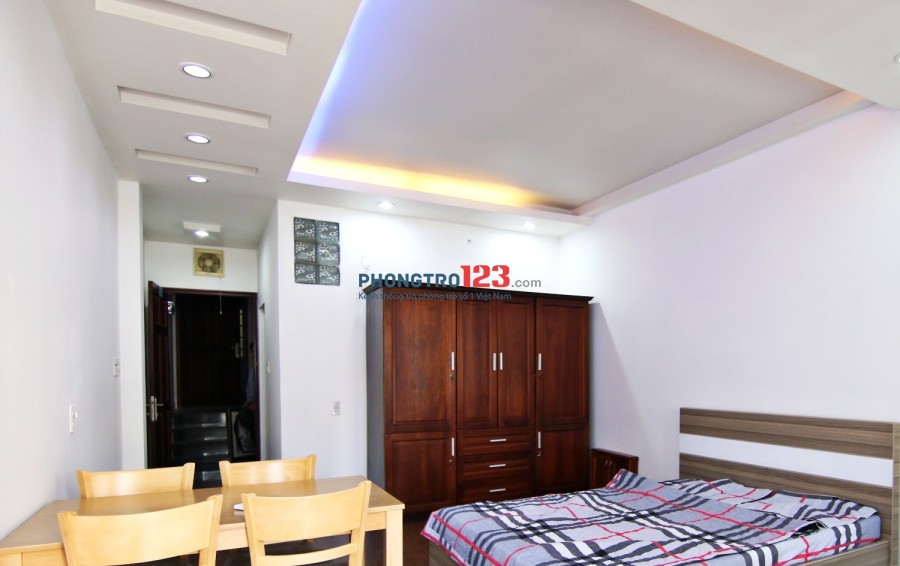 Cho thuê căn hộ mini đường Lê Văn Huân, Tân Bình, giá 6tr3tr full nội thất