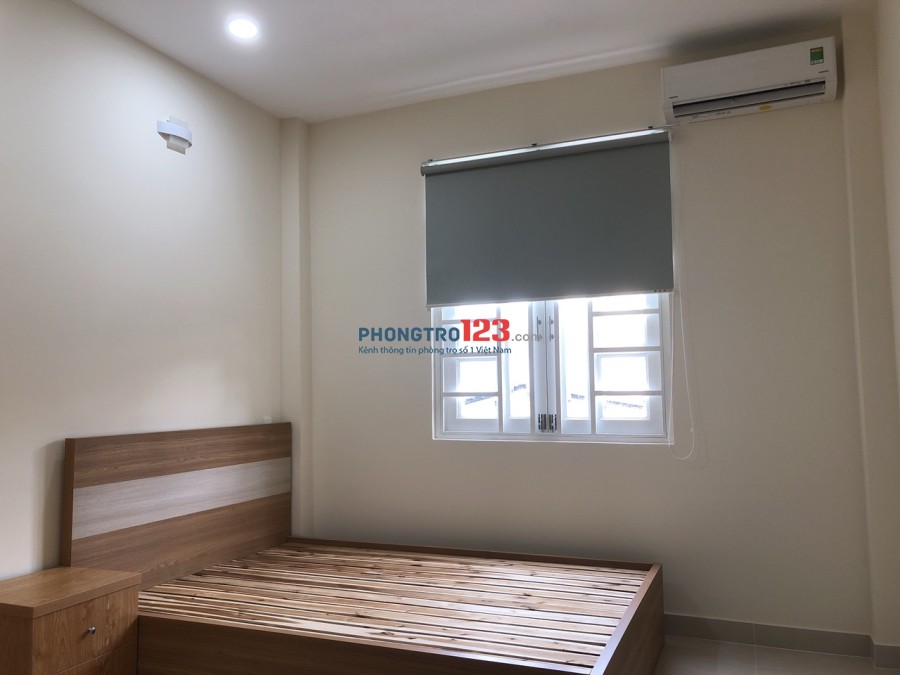 Cho thuê phòng có máy lạnh nhà mới xây tại hẻm 124 Cao Thắng, P.4, Q.3. Giá từ 4,5tr/tháng