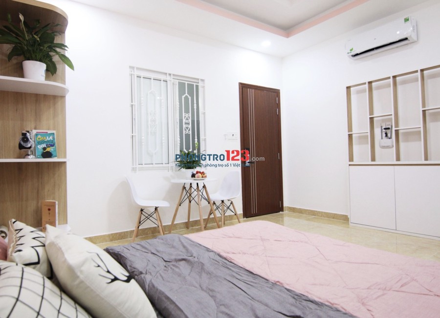 Cho thuê căn hộ đầy đủ tiện nghi mới 100% ở Bành Văn Trân, Tân Bình. Gần Ngã tư 7 Hiền