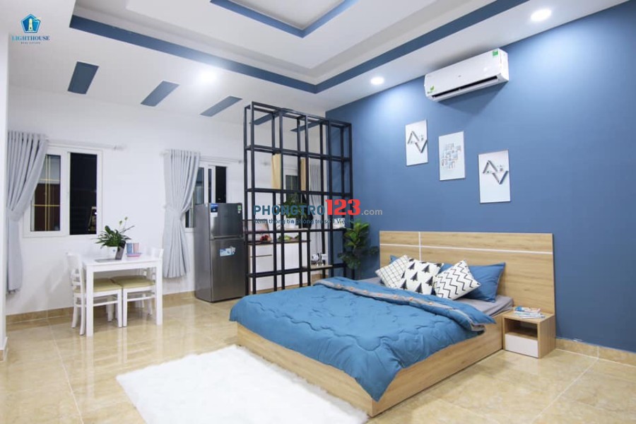 Cho thuê căn hộ 45m2 đầy đủ tiện nghi ở đường Yên Thế, Tân Bình. Ngay sân bay Tân Sơn Nhất