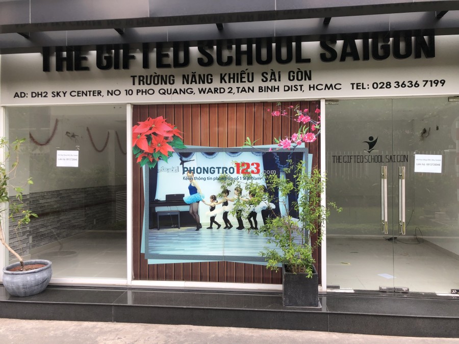 Cho thuê shop Sky Center, Phổ Quang, Tân Bình, 130m2 vị trí đẹp 35tr/tháng