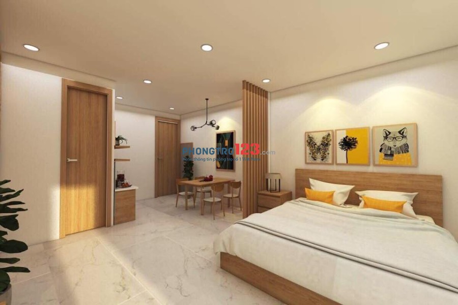 Cho thuê căn hộ cao cấp ở Trung tâm Tân Bình. Mới xây 100% full tiện nghi