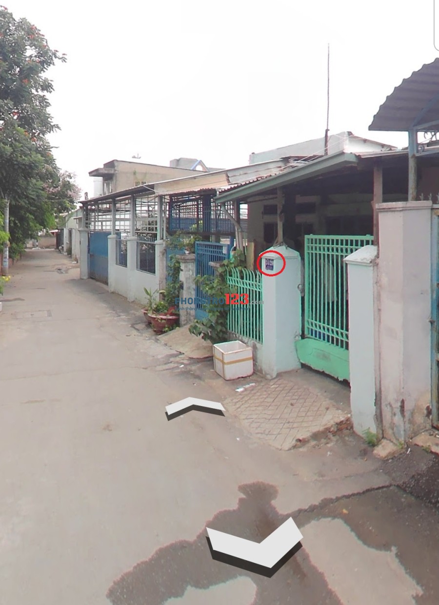 Cho thuê nhà cấp 4-70m2-5tr gần khu Vạn Phúc – Bình triệu