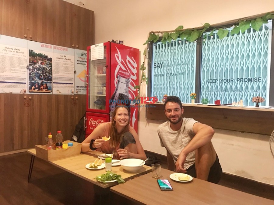 Cho nữ thuê giường tầng homestay quận 1 Phạm Ngũ Lão