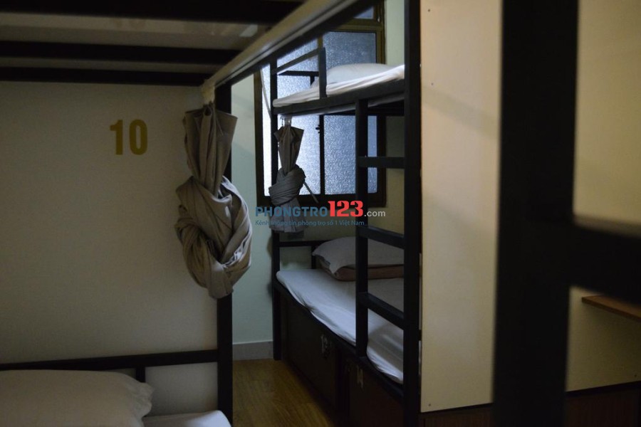 Giường ktx cao cấp riêng biệt cho nam, nữ sinh viên, nvvp thuê ngay Đề Thám, Quận 1