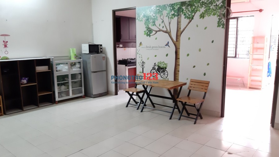 Cho nữ thuê phòng (phòng rộng 20 m2 ở được 2 người)