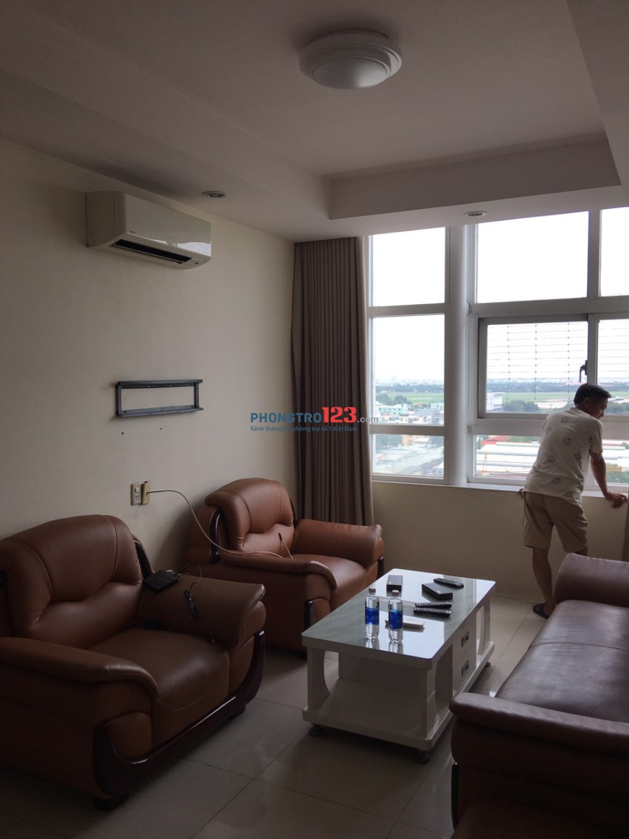 Cần cho thuê căn hộ Công Hòa Plaza ngay MT Cộng Hòa, dt 71m2/2PN, full nội thất - 0903002996
