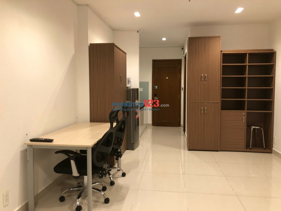 Cho thuê office tel đầy đủ nội thất, tiện mở VP kinh doanh- để ở- vị trí trung tâm TP.HCM-DT: 33m2