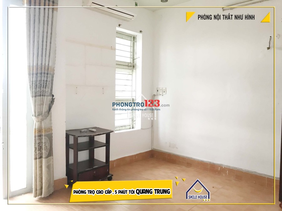 Cho thuê phòng trọ 20m2 đầy đủ nội thất an ninh, yên tĩnh, giá rẻ 54 đường 21, P.8, Gò Vấp