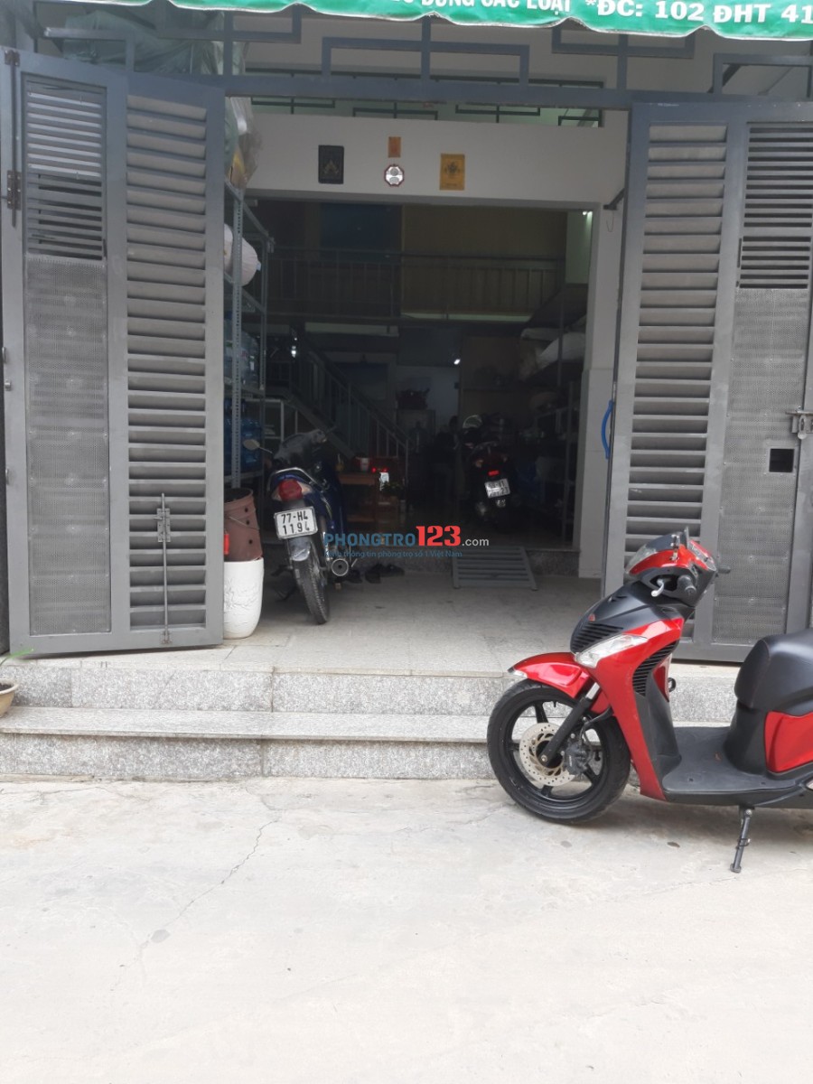 Cho thuê mặt bằng 102, ĐHT 42, P.Tân Hưng Thuận, Quận 12, HCM