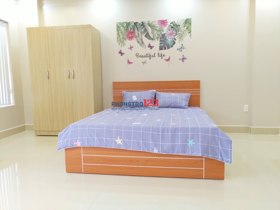 CHO THUÊ CĂN HỘ 35M2 MỚI XÂY 100% FULL NỘI THẤT ĐỐI DIỆN VINCOM, KDC NAM LONG QUẬN 7