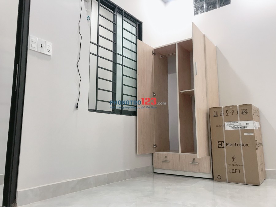 Tìm phòng trọ quận Gò Vấp, có tủ lạnh, mới xây 116/46 Dương Quảng Hàm, P.5, Gò Vấp