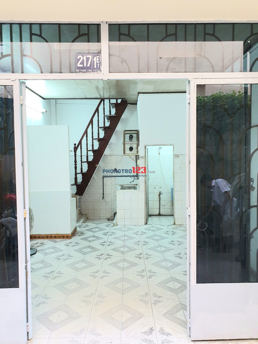 Nhà nguyên căn Nơ Trang Long, Bình Thạnh + 1 trệt, 1 lầu + ở được 3-4 người