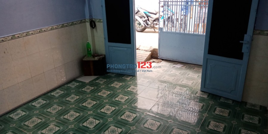 Nhà nguyên căn 1 lầu 4x9 hẻm 3m tại Hẻm 21 Đường 14, P.Bình Hưng Hòa A, Bình Tân. Giá 6 triệu/th