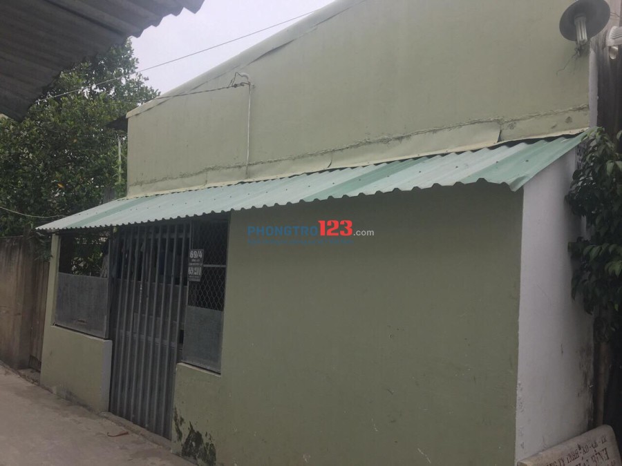 Cho thuê nhà nhỏ nguyên căn tại Hẻm 69 đường 6, Phường Tăng Nhơn Phú B, Quận 9