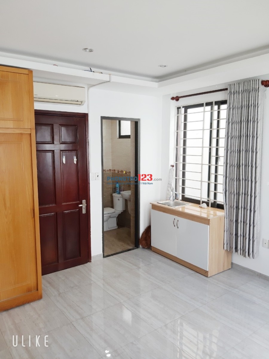 Phòng rộng, thoáng, giờ giấc tự do, full nội thất mới xây đường Hoàng Hoa Thám, 5tr/tháng