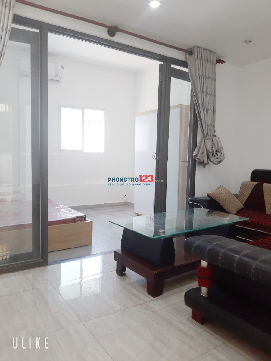 Phòng rộng, thoáng, giờ giấc tự do, full nội thất mới xây đường Hoàng Hoa Thám, 5tr/tháng