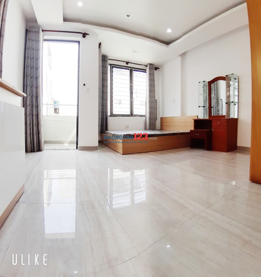 Phòng rộng, thoáng, giờ giấc tự do, full nội thất mới xây đường Hoàng Hoa Thám, 5tr/tháng