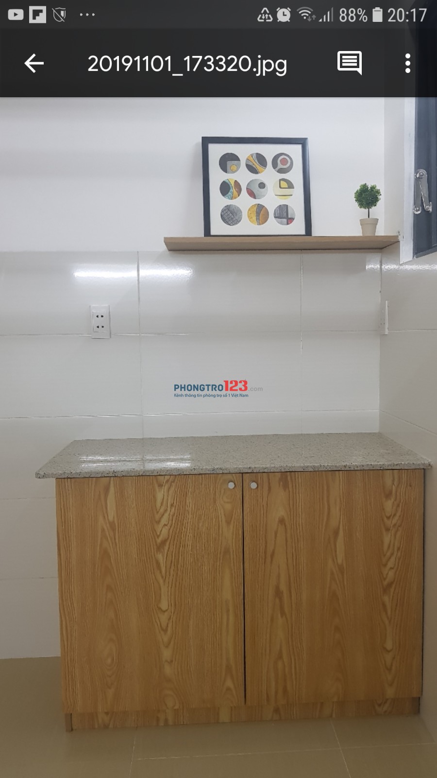 Nhà trọ giá rẻ quận Tân Phú 25m2