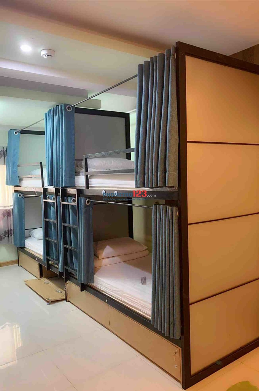 HomeStay KTX cao cấp sinh viên, NV văn phòng, máy lạnh, bao điện nước net. 1,2tr/th. Gần Aeon, ĐH CN Thực Phẩm
