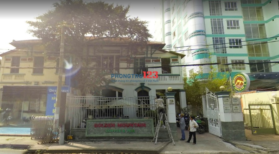 CHO THUÊ BIỆT THỰ SÂN VƯỜN 13X28 MẶT TIỀN ĐIỆN BIÊN PHỦ, Q.3