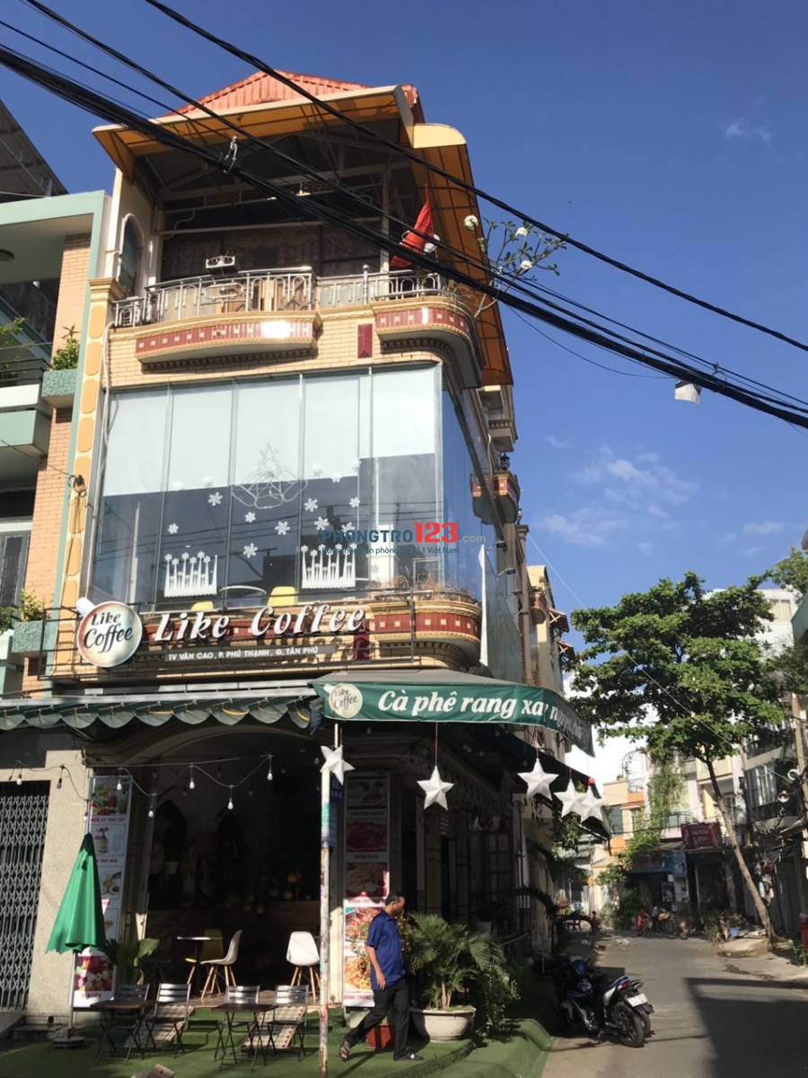 Chính chủ sang nhà nguyên căn KD quán Cafe ngay góc 2 mặt tiền Đường Văn Cao, Q.Tân Phú