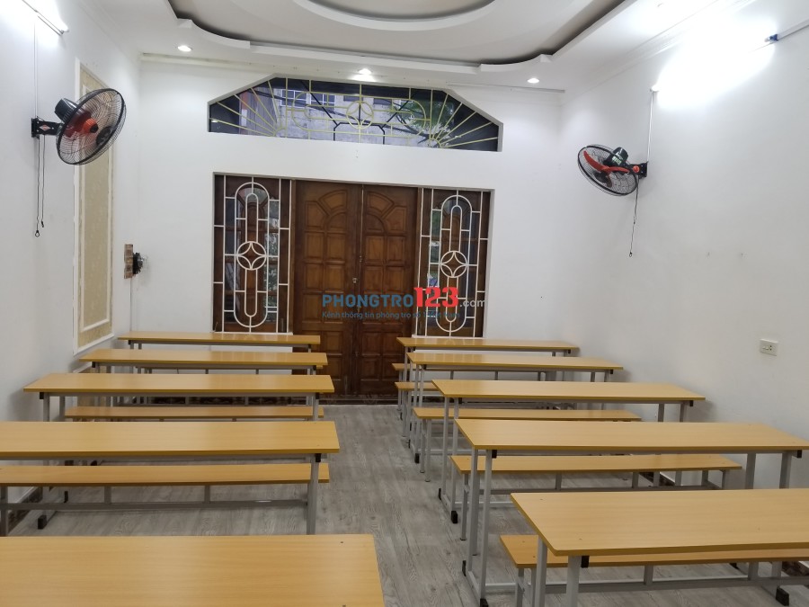 Cho thuê phòng dạy học mới xây mặt đường Quán Nam (gần 3 trường đại học)