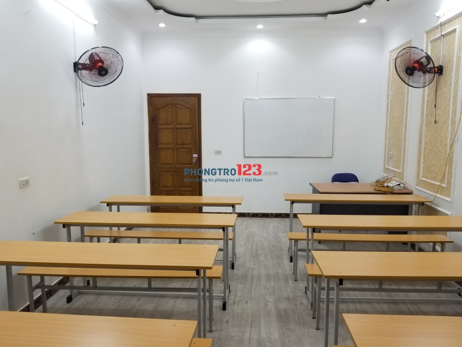 Cho thuê phòng dạy học mới xây mặt đường Quán Nam (gần 3 trường đại học)