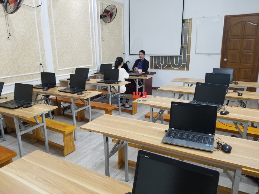 Cho thuê phòng dạy học mới xây mặt đường Quán Nam (gần 3 trường đại học)