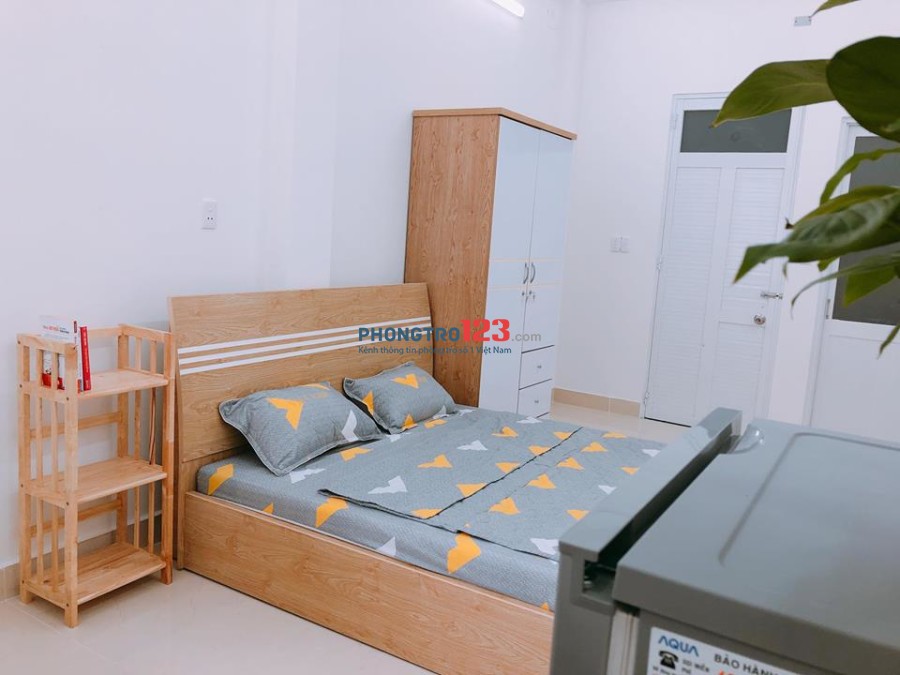 PHÒNG TIỆN NGHI GẦN BV UNG BƯỚU, NGÃ TƯ LÊ QUANG ĐỊNH, NƠ TRANG LONG GIẢM 1TR GIÁ THUÊ THÁNG 5