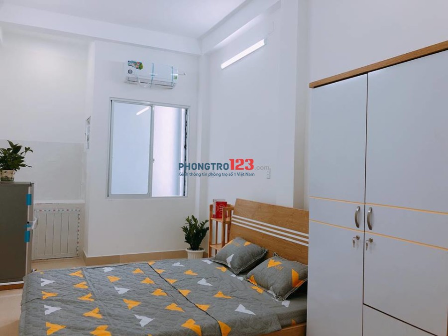 PHÒNG TIỆN NGHI GẦN BV UNG BƯỚU, NGÃ TƯ LÊ QUANG ĐỊNH, NƠ TRANG LONG GIẢM 1TR GIÁ THUÊ THÁNG 5