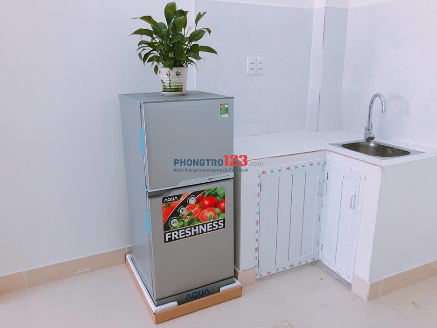 PHÒNG TIỆN NGHI GẦN BV UNG BƯỚU, NGÃ TƯ LÊ QUANG ĐỊNH, NƠ TRANG LONG GIẢM 1TR GIÁ THUÊ THÁNG 5