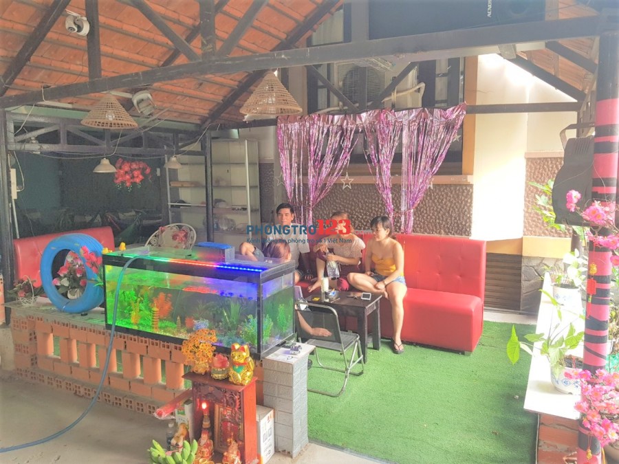 Sang quán Cafe 250m2 võng Q.12, 160 triệu, mặt bằng 7 triệu/tháng, đông khách, khu công nhân, hợp
