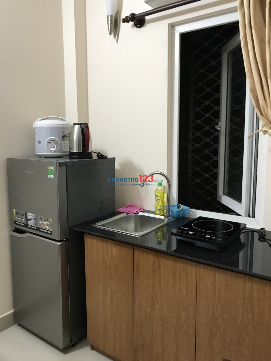 Phòng thuê căn hộ cao cấp giảm giá, mặt tiền đường Núi Thành, gần Etown Cộng Hòa, gần bệnh viện Mỹ Đức