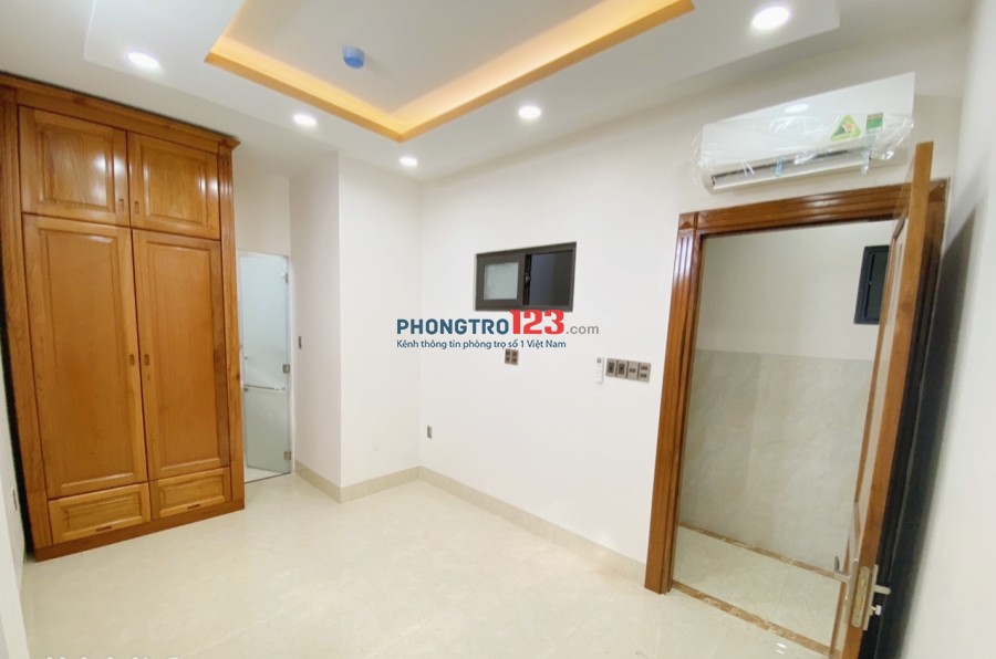 Phòng ĐẸP LUNG LINH, MỚI 100%, Máy Lạnh tiết kiệm điện, đường Nguyễn Thượng Hiền, giá chỉ 3.5 tr/th