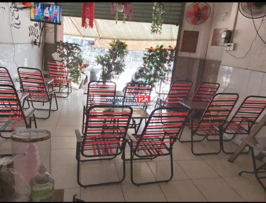 Sang quán cafe 45m2 mặt tiền Đường Kênh Tân Hoá, P.Phú Trung, Q.Tân Phú