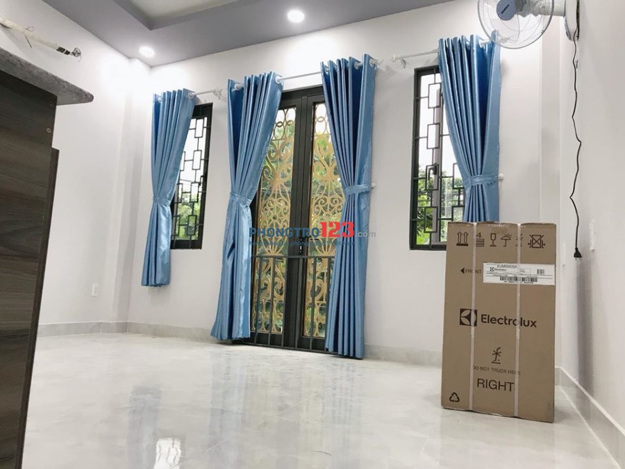 Phòng 25m2 mới xây full NT giờ tự do Dương Quảng Hàm, P.5, Gò Vấp