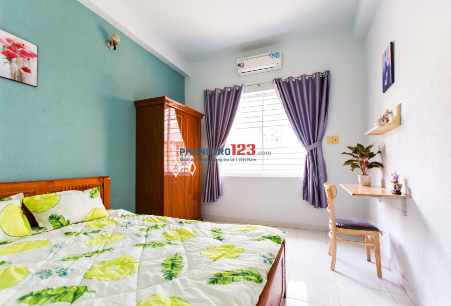 Cho thuê phòng rộng rãi 1 phòng ngủ riêng biệt đường Phan Văn Trị, Bình Thạnh