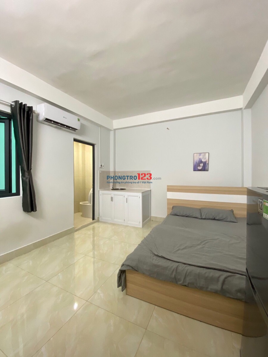 CHO THUÊ CĂN HỘ MINI FULL NỘI THẤT P12 Q.BÌNH THẠNH GIÁP Q1
