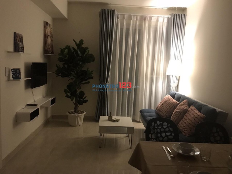 Cho thuê căn hộ cao cấp Kris Vue Nguyễn Duy Trinh Q2 1PN 50m2 Full nội thất giá 9,5tr/tháng