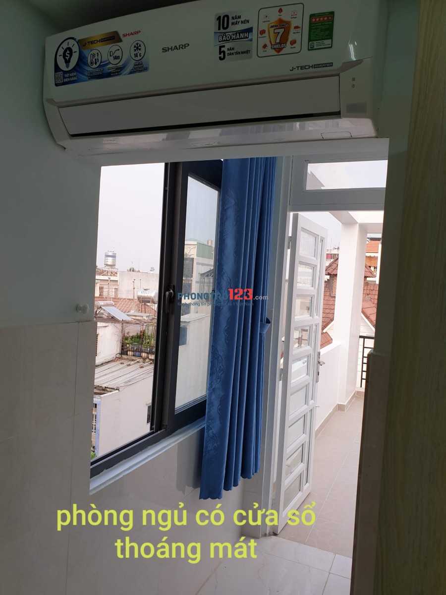 Cho thuê căn hộ mini Full nội thất tại 4/21 Văn Chung P13 Q Tân Bình Gần Etown Cộng Hòa