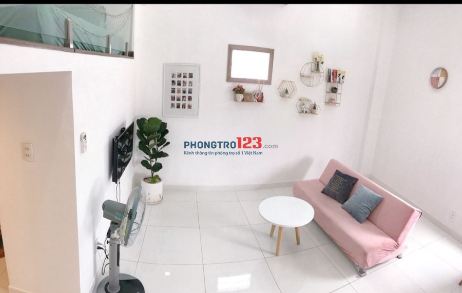 Cho thuê căn hộ Dịch Vụ 40m2 Full nội thất cao cấp tại 74 Huỳnh Tấn Phát P Tân Thuận Tây Q7