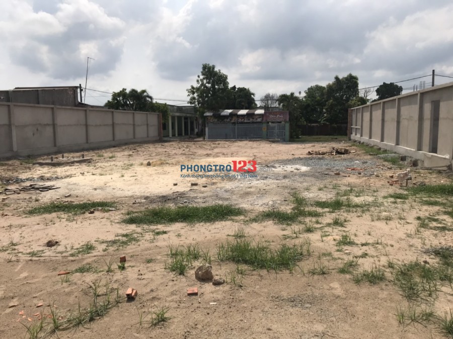 Cho thuê 1700m2 Đất kinh doanh mặt tiền đường lớn Tại Ấp Bến Đò 1 Huyện Củ Chi