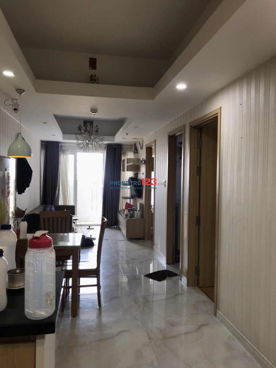Cho thuê căn hộ có nội thất Hommyland 77m2 2pn Nguyễn Duy Trinh, Q.2. Giá 8tr/tháng